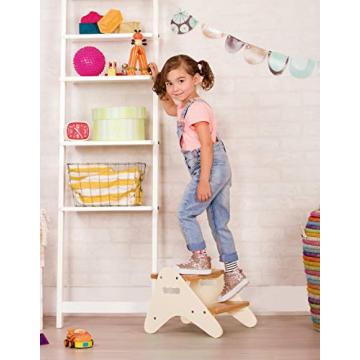 B. toys Peek-A-Boost Step Stool for Kid Independence