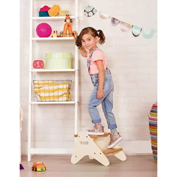 B. toys Peek-A-Boost Step Stool for Kid Independence