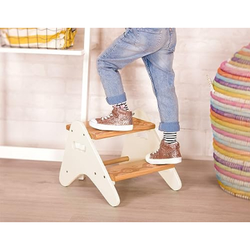 B. toys Peek-A-Boost Step Stool for Kid Independence