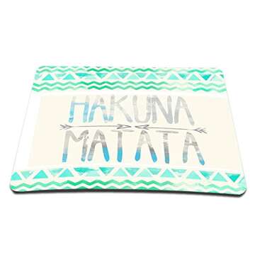 Gaming Mouse Pad Mat, 8 inch Non-Slip Rubber Mousepad , Silky Smooth Surface Edges for Computer ,Lap...