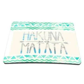 Gaming Mouse Pad Mat, 8 inch Non-Slip Rubber Mousepad , Silky Smooth Surface Edges for Computer ,Lap...