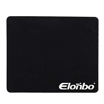 Gaming Mouse Pad Mat, 8 inch Non-Slip Rubber Mousepad , Silky Smooth Surface Edges for Computer ,Laptop& PC, 8 × 9 x 0.1 inches Rectangle,Hakuna Matata