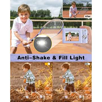 Lecran FHD 1080P Digital Camera with 16X Zoom