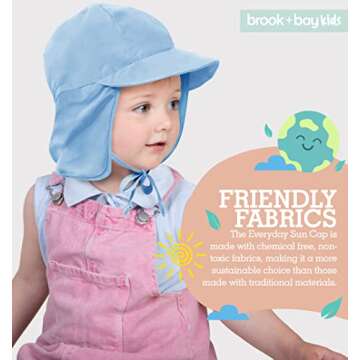 Baby Sun Hat, Kids Sun Hat - Baby Boy Sun Hat, Baby Girl Sun Hat - Baby Beach Hat, Baby Summer Hat, Baby Swim Hat - Baby Boy Beach Hat, Baby Boy Swim Hat & Baby Girl Swim Hat Light Blue