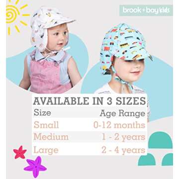 Baby Sun Hat, Kids Sun Hat - Baby Boy Sun Hat, Baby Girl Sun Hat - Baby Beach Hat, Baby Summer Hat, Baby Swim Hat - Baby Boy Beach Hat, Baby Boy Swim Hat & Baby Girl Swim Hat Light Blue