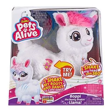 Pets Alive Boppi The Booty Shakin Llama Dancing Toy