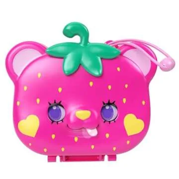 Polly Pocket Straw-Beary Patch Playset for Kids