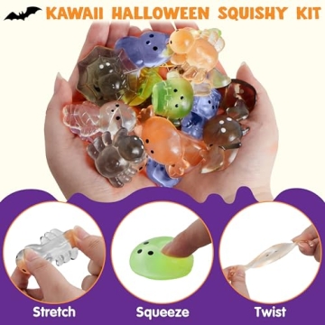JOYIN Halloween Mochi Squishy Toys for Parties & Treat Bags