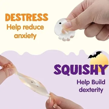 JOYIN Halloween Mochi Squishy Toys for Parties & Treat Bags