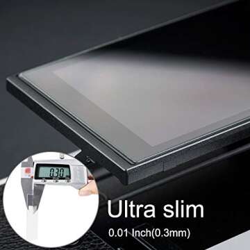 JJC 2 Pack Camera Screen Protector for Fujifilm X100VI X100V X-T4 X-E4 Camera, Ultra-Thin Anti-Fingerprint Anti-Scratch 9H Hardness 2.5D Rounded Edges Tempered Glass Protector