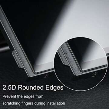 JJC 2 Pack Camera Screen Protector for Fujifilm X100VI X100V X-T4 X-E4 Camera, Ultra-Thin Anti-Fingerprint Anti-Scratch 9H Hardness 2.5D Rounded Edges Tempered Glass Protector