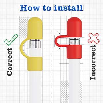 PencilCozy Apple Pencil Cap Holder & Replacement for Pro
