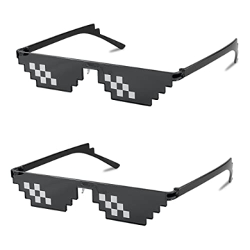Durable FEISEDY 2PACK Thug Life Sunglasses for Fun