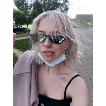 Durable FEISEDY 2PACK Thug Life Sunglasses for Fun