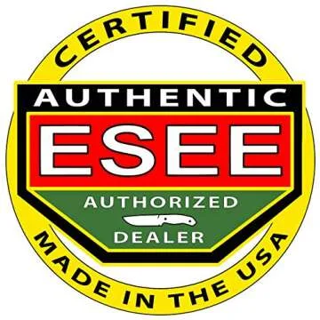 ESEE Knives 6P Fixed Blade Knife w/Molded Polymer Sheath (Black Blade/Coyote Brown Sheath)