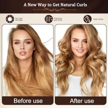 Flylipu Heatless Curler for Effortless Healthy Curls
