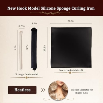 Flylipu Heatless Curler for Effortless Healthy Curls