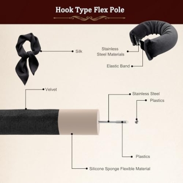 Flylipu Heatless Curler for Effortless Healthy Curls