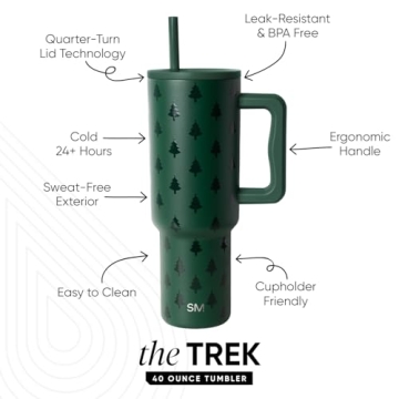 Simple Modern Trek 40 oz Christmas Tumbler for Holiday Gifts