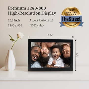 BSIMB 10.1" WiFi Digital Photo Frame - Touchscreen HD