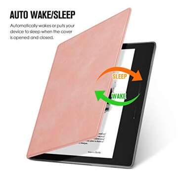 Ayotu Kindle Oasis Case - Waterproof and Auto Wake