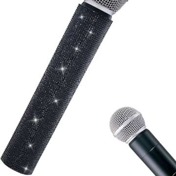 RhymKawa Sparkly Sleeve Bundle for Handheld Microphones