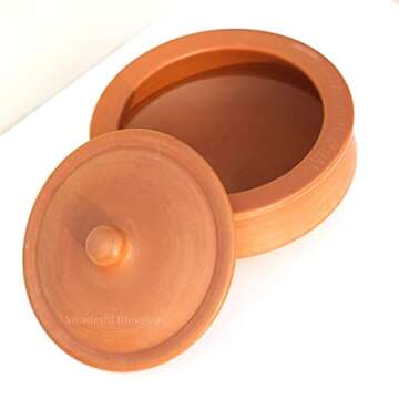 Exclusive Handcrafted Natural Clay Pot for Eco-Friendly Cooking