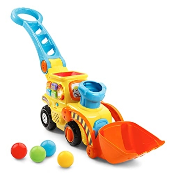 VTech Interactive Push & Pop Bulldozer for Toddlers