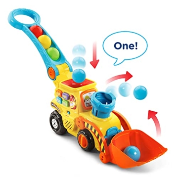 VTech Interactive Push & Pop Bulldozer for Toddlers