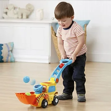 VTech Interactive Push & Pop Bulldozer for Toddlers