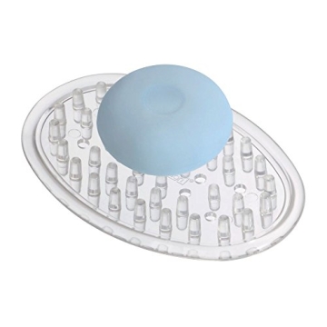 iDesign Soap Dish Set of 3 - Ideal for Soap and Sponges