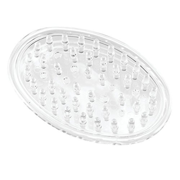 iDesign Soap Dish Set of 3 - Ideal for Soap and Sponges
