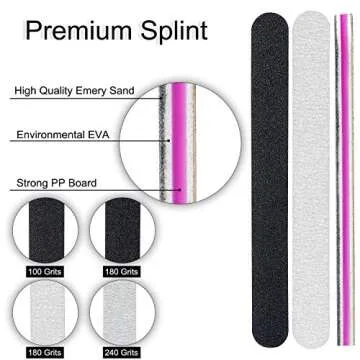 12PCS Professional Nail Files Set for Perfect Nail Care