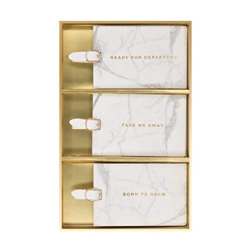 Eccolo Luxury Luggage Tags Set - Stylish & Durable Travel Essential