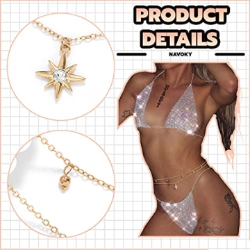 Stylish Bohend Layered Bead Belly Chain for Women and Girls