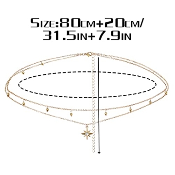 Stylish Bohend Layered Bead Belly Chain for Women and Girls