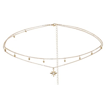 Stylish Bohend Layered Bead Belly Chain for Women and Girls