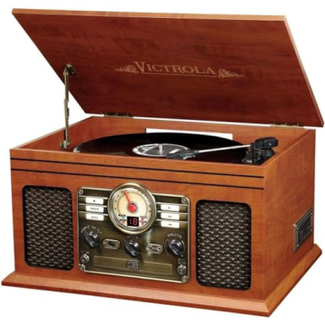 Victrola 6-in-1 Bluetooth Record Player & Speakers
