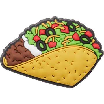 Crocs unisex adult Jibbitz 5-pack Food | Jibbitz for Crocs Shoe Charms, Foodie, Small US