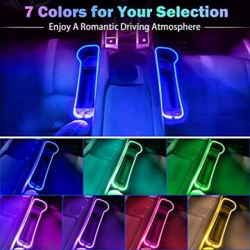 Tutor Auto Car Seat Gap Filler with RGB Lights and Charger
