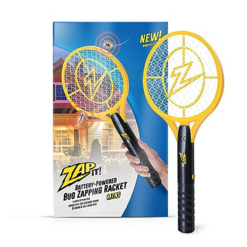 ZAP IT! Electric Fly Swatter - Powerful Bug Zapper Racket