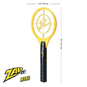 ZAP IT! Electric Fly Swatter - Powerful Bug Zapper Racket