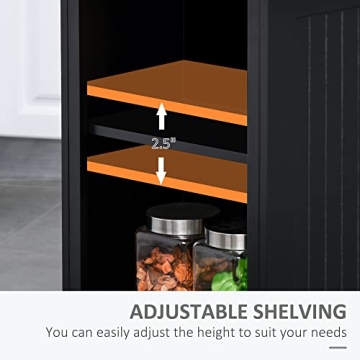 Elegant HOMCOM Kitchen Island with Ample Storage Options