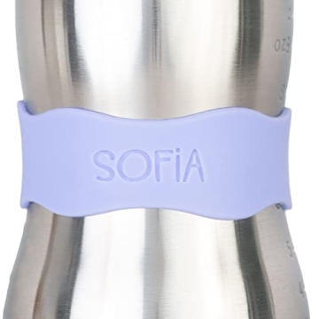 InchBug Orbit Labels - Personalized Silicone Baby Bottle Bands - 4-Pack