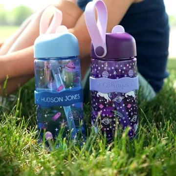 InchBug Orbit Labels - Reusable Silicone Bottle Bands for Kids