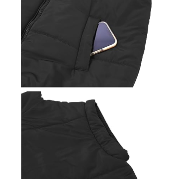 APAFES Women Winter Oversized Puffer Vest in Multiple Colors