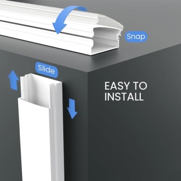 153in Cord Hider for Wall Perfect Cable Management Solution