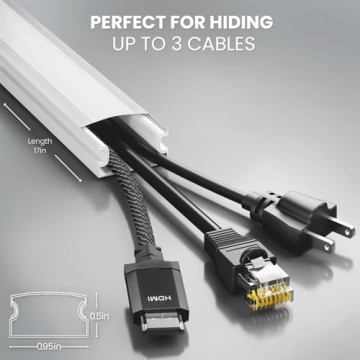 153in Cord Hider for Wall Perfect Cable Management Solution