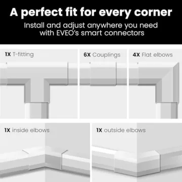 153in Cord Hider for Wall Perfect Cable Management Solution