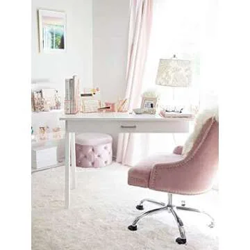 Elegant 5-Piece Rose Gold Desk Organizer Set